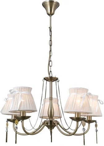 Подвесная люстра ILLUMICO IL0023-5PSQ-24 AB CASTOR (220V, на цепи)