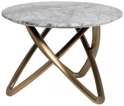 Журнальный стол Garda Decor 57EL-STOL/ZH-790B (Золото/Серый)