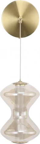 Бра ST Luce Spine SL6136.201.01 золото/коньячный LED 1*6W 3000K (220V)