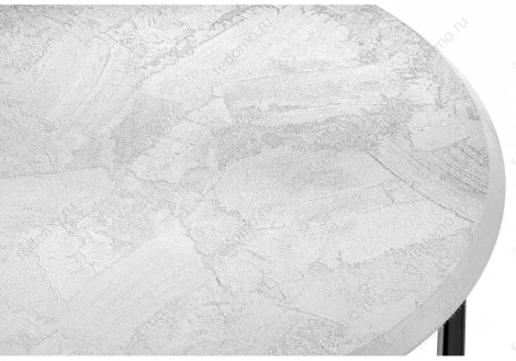 Журнальный столик Манеттия бетон белый