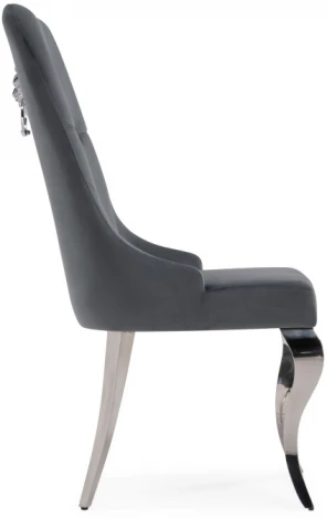 Стул Woodville на металлокаркасе Viki dark grey / steel 15386