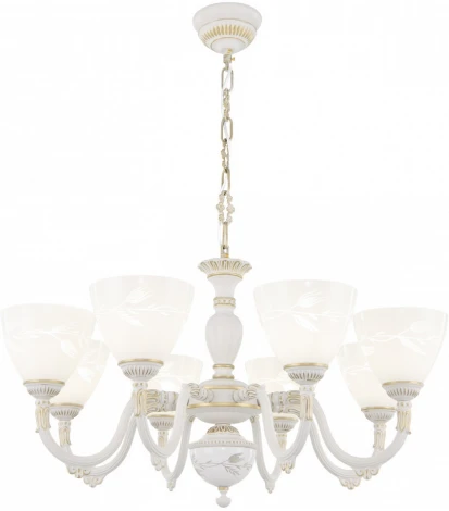 Подвесная люстра Arte Milano AM343837 347837/8 WT+G (220V, на цепи)