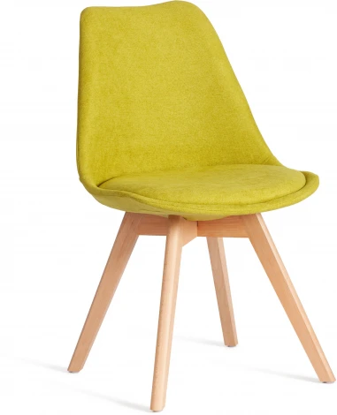 Стул TULIP SOFT (mod. 053V) / 2 шт. в упаковке Tetchair (Дерево,Пластик,Ткань/Зеленый) арт.24518