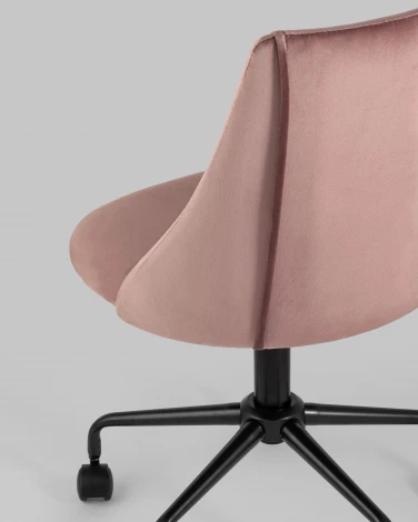 Кресло компьютерное Сиана велюр розовый УТ000005617