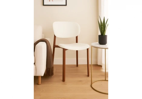 Обеденный стул Woodville Mokka brown / milky