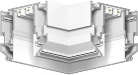 Угловой элемент 90° Smart One TR2026-WH трека алюминий, белый