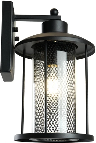 Настенный уличный светильник Feron Борда 48388 PL721 60W E27 черный Бордо (220V, круглые, IP44)