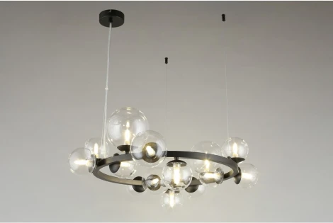 Подвесной светильник Aployt Feliche APL.334.03.14 (220V, на тросе, шарики, молекулы)