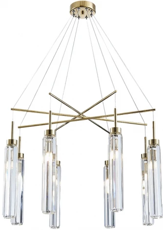 Подвесная люстра Newport 4520 4524+4/S gold (220V, на тросе)