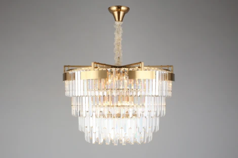 Подвесная люстра каскадная Aployt Mariz APL.813.13.15 (220V, хрусталь, на цепи)