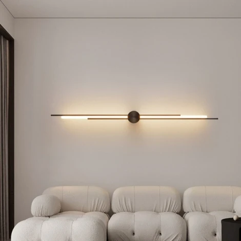 Настенный светильник светодиодный TINUS H63 Black ImperiumLoft Tinus01 (230902-23, Умный дом, WiFi, голосовое управление)