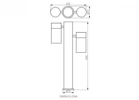 Наземный светильник Darsa 19123