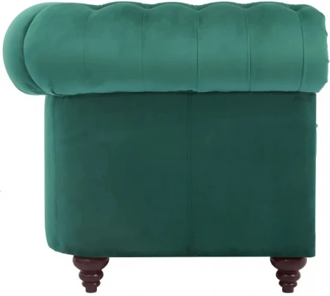 Кресло Chester Classic ОГОГО (арт.665406), (Ткань/Темно-зеленый)