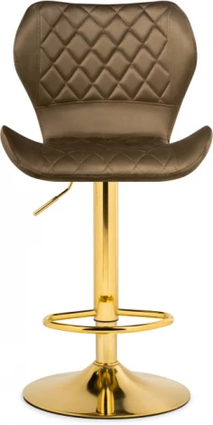 Барный стул Woodville Porch cappuccino / gold