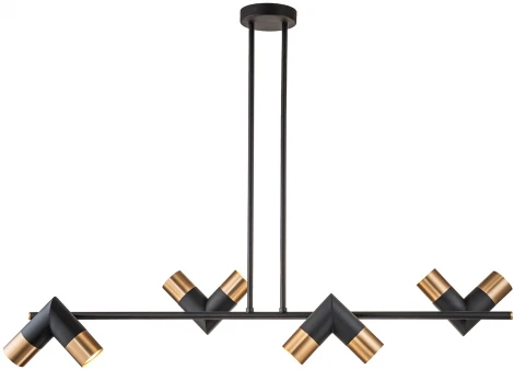 Потолочная люстра на штанге 11036/8R Black Indigo Doppio V000453 (220V)