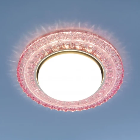 Встраиваемый точечный светильник Elektrostandard 3028 GX53 PK розовый