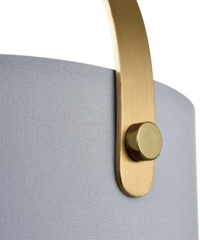 Подвесной светильник Lumion Jane 6592/3A латунь/серый, металл/текстиль, стекло E14 3*40W 220V (на проводе)