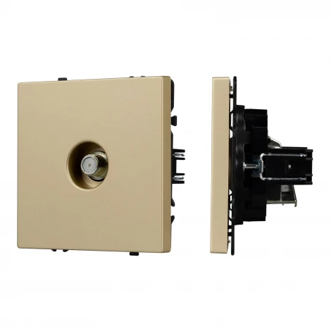 Механизм спутниковой розетки SCT-NOBE-MST1-SFPL-GD (SAT) (Arlight, Золотой песок) 054298