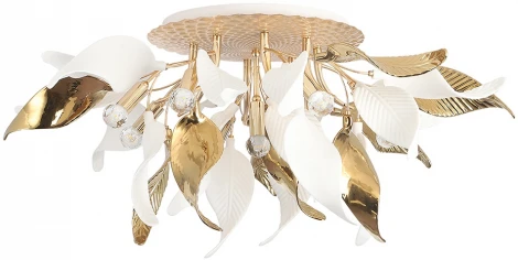 Потолочная люстра Crystal Lux STEFANIA PL9 (220V, листья)