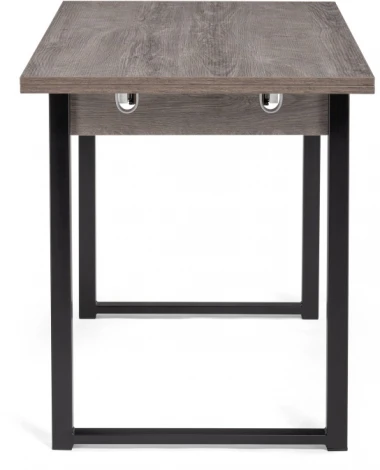 Деревянный стол Woodville Форли 110(170)х67х77 рошелье / черный матовый 528559