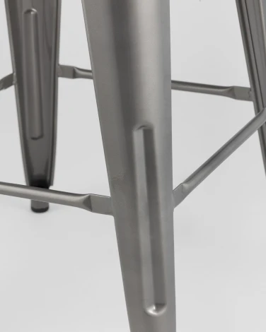 Стул полубарный Stool Group TOLIX SOFT серебристый УТ000001291