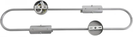 Бра Lumion Toronto 8258/4W серебро/прозрачный, металл/стекло G9 4*20W 220V