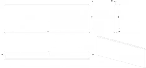 Экран Sanindusa Vertice 180