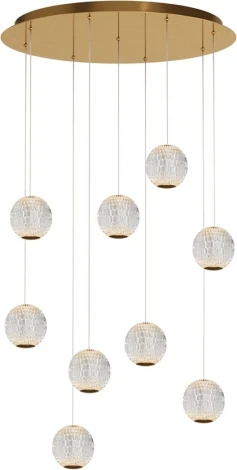 Подвесной светильник Maytoni Sapphire MOD293PL-L56BS3K (LED, 220V, на проводе, шарики)