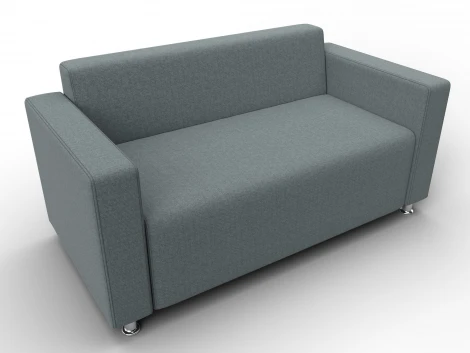 Диван прямой Лига-093 ВН (ДСП,Брус,Фанера,Рогожка/Серый) Лига Диванов 134955