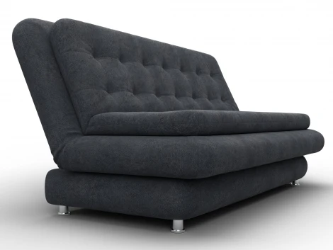 Диван-книжка Лига-123 (Металл,ЛДСП,Брус,Доска,Велюр/Темно-серый) Лига Диванов 137626