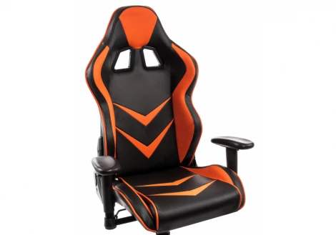 Компьютерное кресло Woodville Racer черное / оранжевое 1855