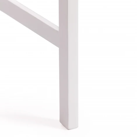 Стул SWEDEN white, ткань бежевая (Ford William 7) (Многослойная фанера)