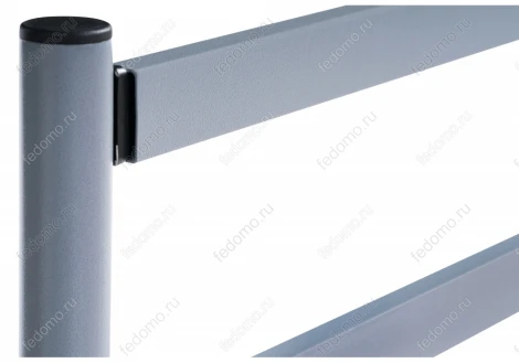 Двуспальная кровать Woodville Фади 160х200 серая 462539