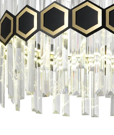 Подвесная люстра Natali Kovaltseva Innovation STYLE 83015 (LED, 220V, хрусталь, на тросе, круглые)