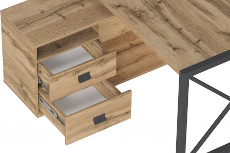 Стол рабочий универсальный Калифорния Хардвиг 1200 ЛДСП Дуб вотан 3997061203