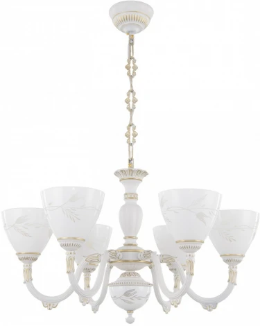 Подвесная люстра Arte Milano AM341837 341837/6 WT+G (220V, на цепи)