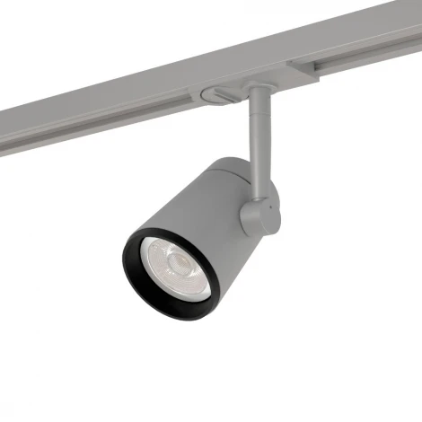 Трековый светильник однофазный 7W 220V Silver RAUMBERG 8129Sv (круглые)