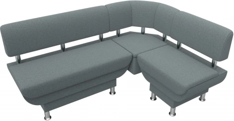 Диван кухонный угловой Альфа правый угол Лига Диванов (Рогожка) арт.123816