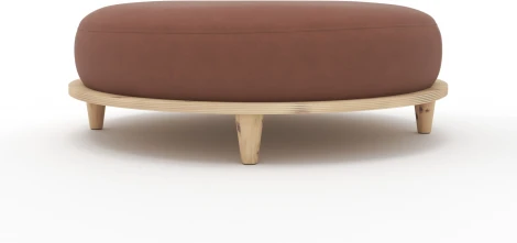 Пуф Arsko Сканди 4 терракотовый велюр