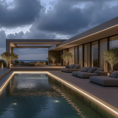 Лента светодиодная 480Led 14W IP68 4200K дневной белый Elektrostandard  COB 24V 480Led 14W IP68