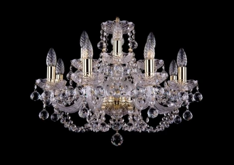 Подвесная люстра Bohemia 1406 1406/8+4/195/G/Balls