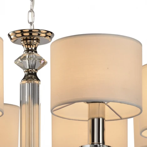 Подвесная люстра Lumien Hall Salento LH1049/8H-NK-WT