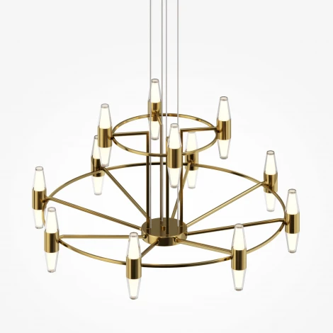 Подвесная люстра ярусная Maytoni Arana MOD401PL-L72BS3K (LED, 220V, на тросе)