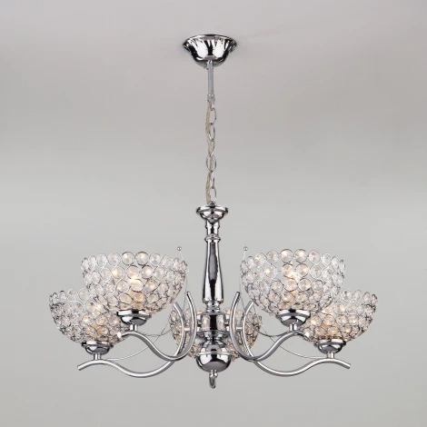 Подвесная люстра Eurosvet Mirage 30119/5 хром