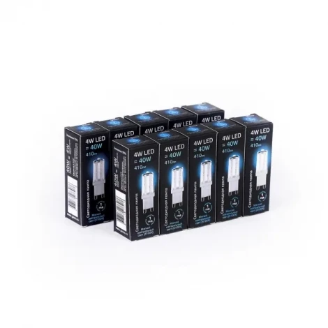 Лампочка светодиодная G9 4 Вт 410 lm 4100K нейтральное белое свечение Gauss 107309204