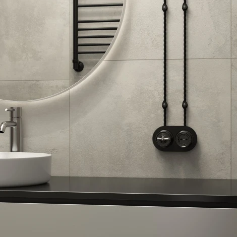 Комплект изоляторов 100 шт. (черный матовый) Werkel W6433408 (a064921)