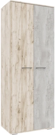Шкаф Woodville Вальс ШК-800 дуб крафт серый / бетонный камень 508426