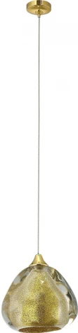 Подвесной светильник Crystal Lux VERANO SP1 GOLD (220V, на проводе)