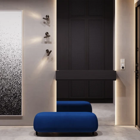 Накладка для светорегулятора поворотно-нажимного (хлопок) Voltum S70 VLS002013