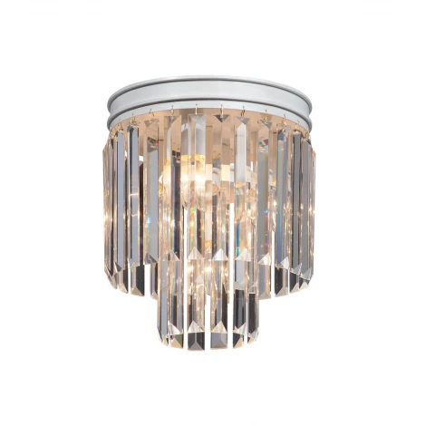 Потолочная люстра Vitaluce V5151-0/3+1PL (220V, хрусталь, круглые)